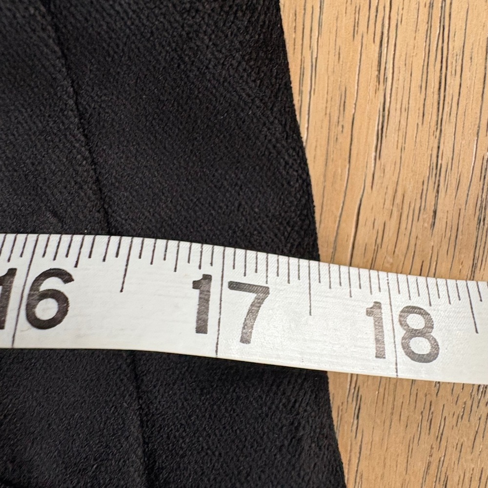 $395 TED BAKER London Kairaa Blk Velvet Suit Jacket Chain‎ Collar Blazer US2/UK6 - Picture 13 of 16